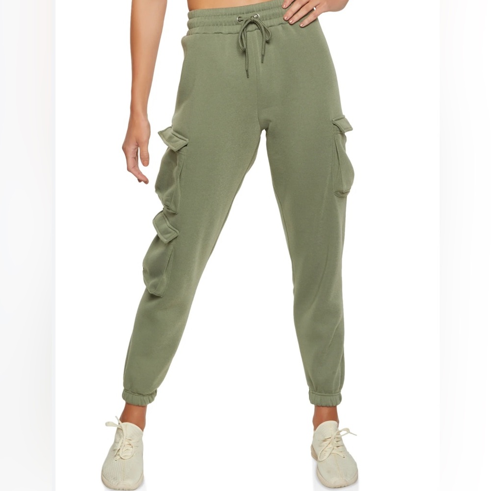 Fleece Cargo sweat pants